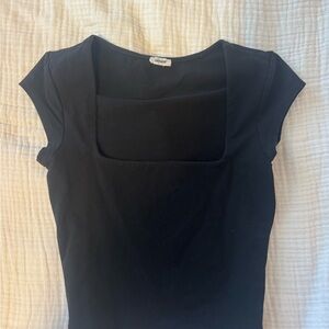 Garage Black Cap Sleeve Tank Top